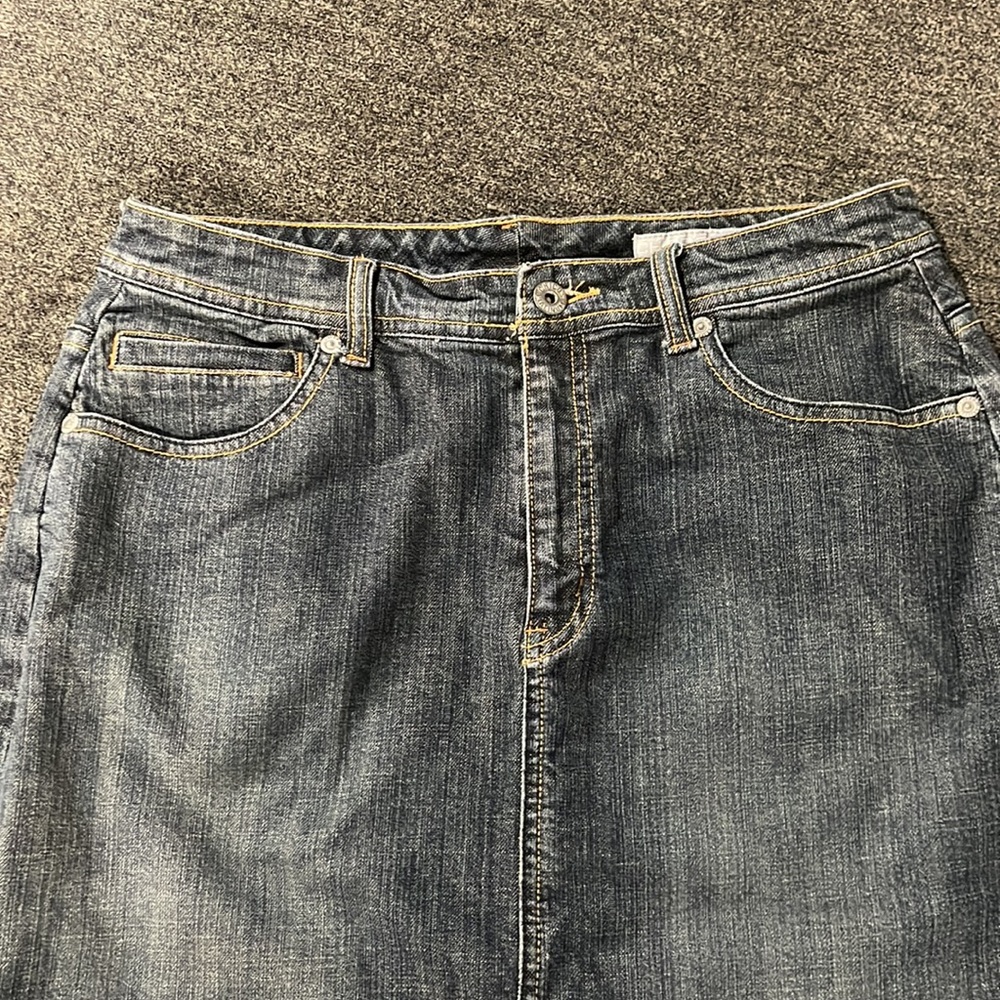Chicos jean skirt size 1.5 or size 10 - Picture 3 of 5